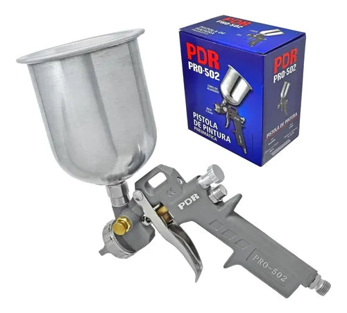 Pistola Pintura P/ Fibra Vidro Bico 4.0 Mm- Caneca Aluminio