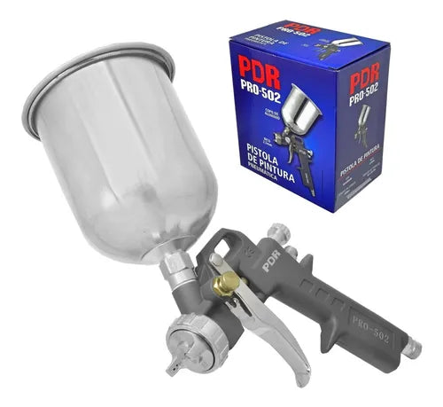 Pistola Pintura P/ Fibra Vidro Bico 4.0 Mm- Caneca Aluminio