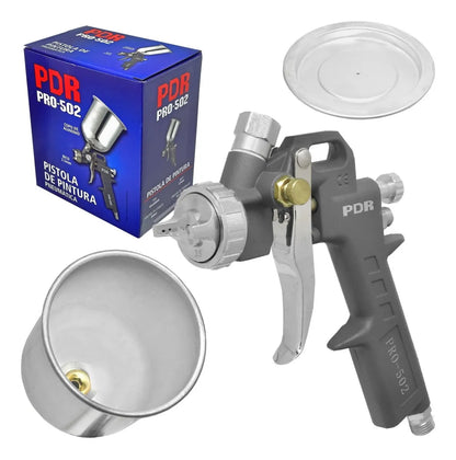 Pistola Pintura P/ Fibra Vidro Bico 4.0 Mm- Caneca Aluminio