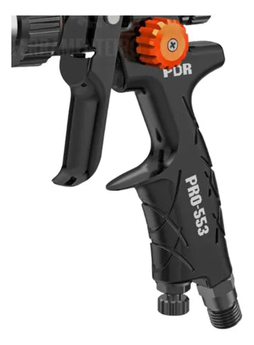 Pistola De Pintura Hvlp Bico 1.2mm Copo Branco Pro-553b Pdr