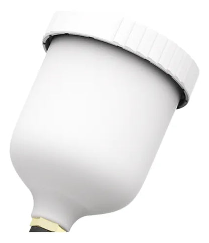 Pistola De Pintura Hvlp Bico 1.2mm Copo Branco Pro-553b Pdr