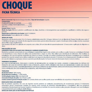 Algicida Domclor 5l Para Piscinas (elimina Algas) Choque