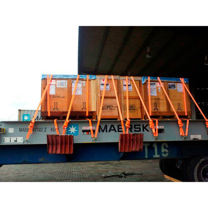 CJ CINTA AM 3T 50MM 9M LARANJA CATRACA GANCHO JOTA ROBUSTEC