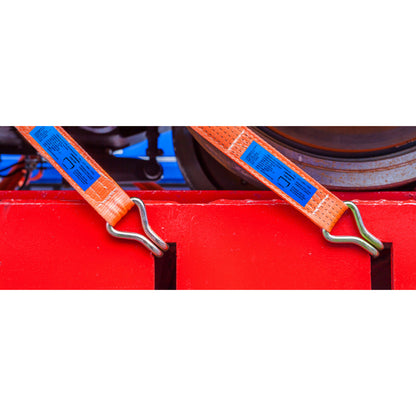 Cinta de Amarração com Catraca Gancho J 5 Ton 9 m Branca RCA-603 Robustec