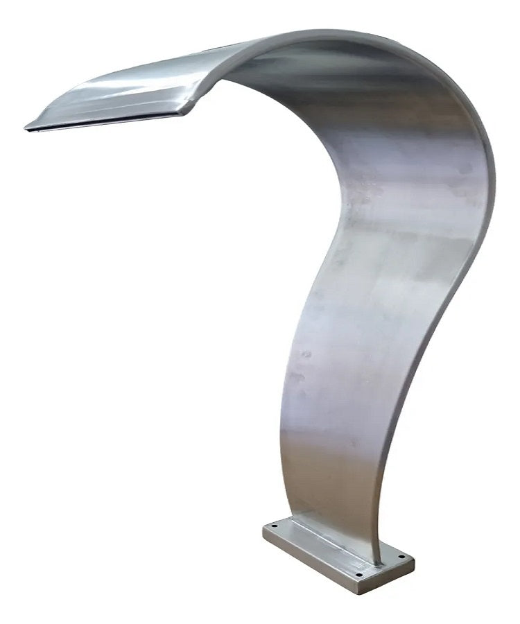 Cascata Para Piscina 80X40CM Aço Inox Naja Baby Bortonio