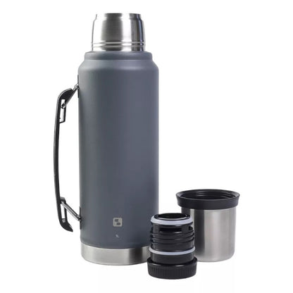 Garrafa Térmica Everest 1Litro Soprano Cinza