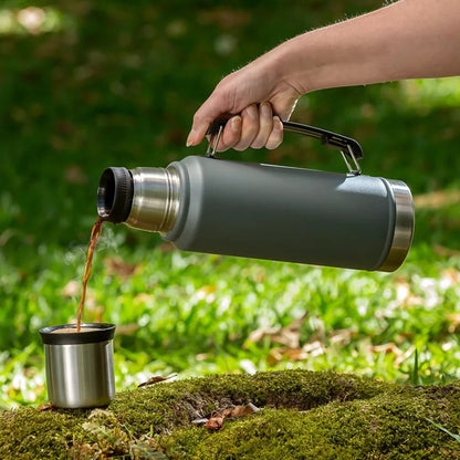 Garrafa Térmica Everest 1Litro Soprano Cinza