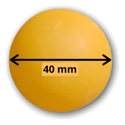 Pote com 60 Bolinhas de Tênis De Mesa 40MM Laranja - Bel
