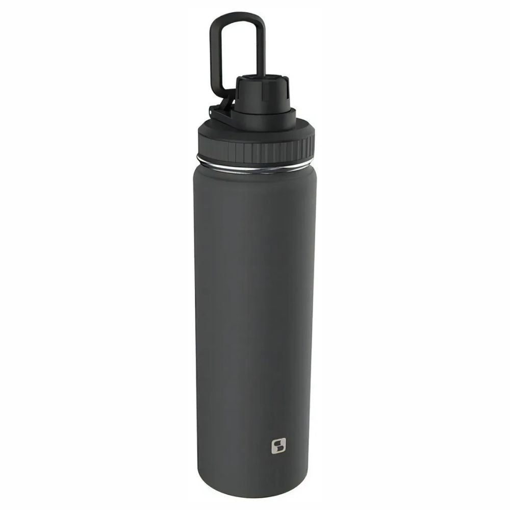 Garrafa Térmica de Inox 650 ml Cinza Everest Soprano