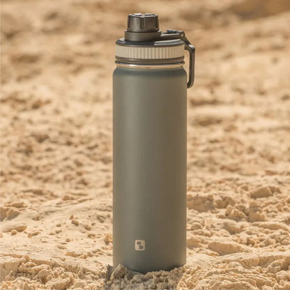 Garrafa Térmica de Inox 650 ml Cinza Everest Soprano