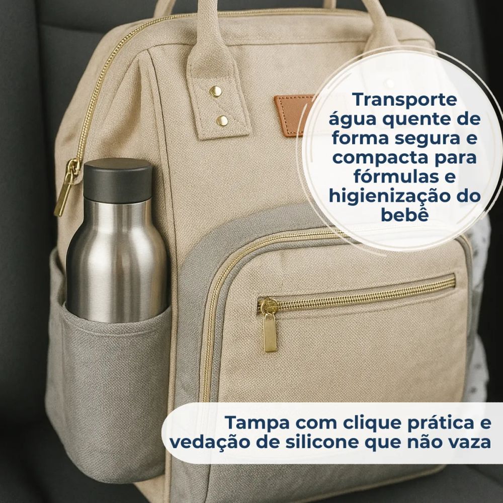 Garrafa Térmica de Inox 450 ml Urbana Soprano