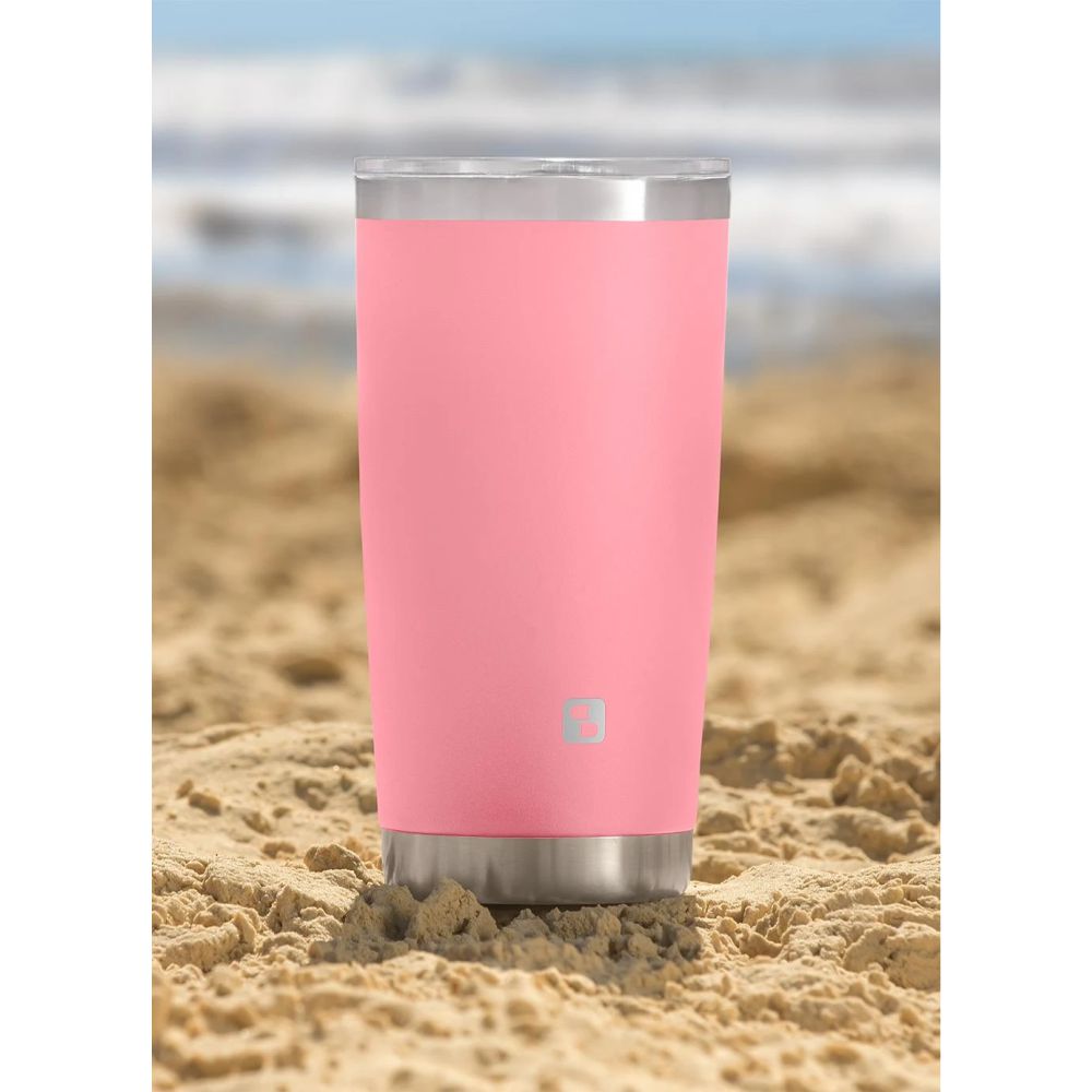 Copo Térmico de Inox com Tampa 500 ml Rosa Everest Soprano
