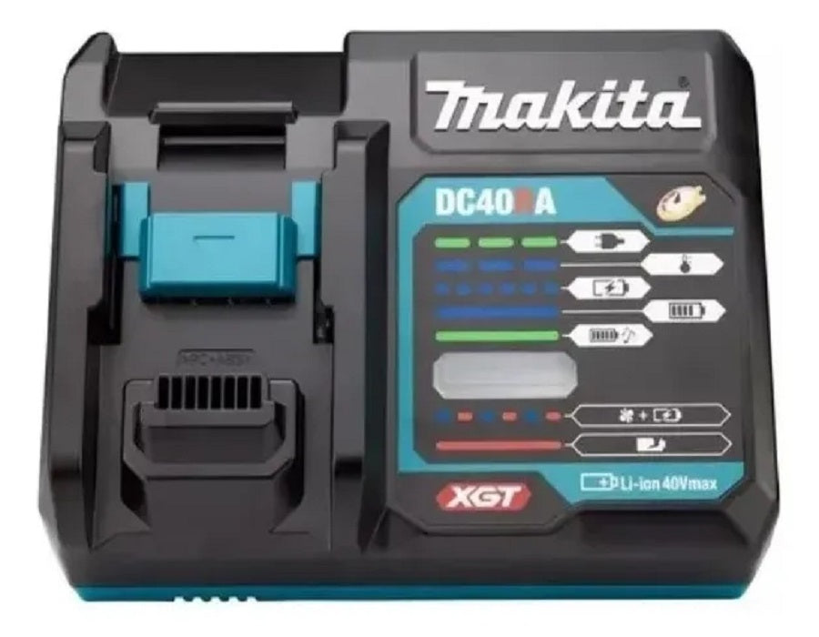Carregador Baterias Lítio 40V XGT DC40RA 127V 191F383 Makita