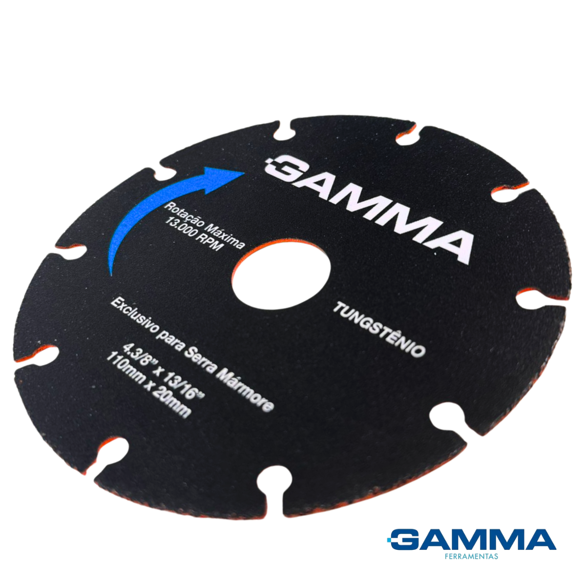 Kit 5 Discos De Corte Para Madeira 110MM Tungstênio GAMMA