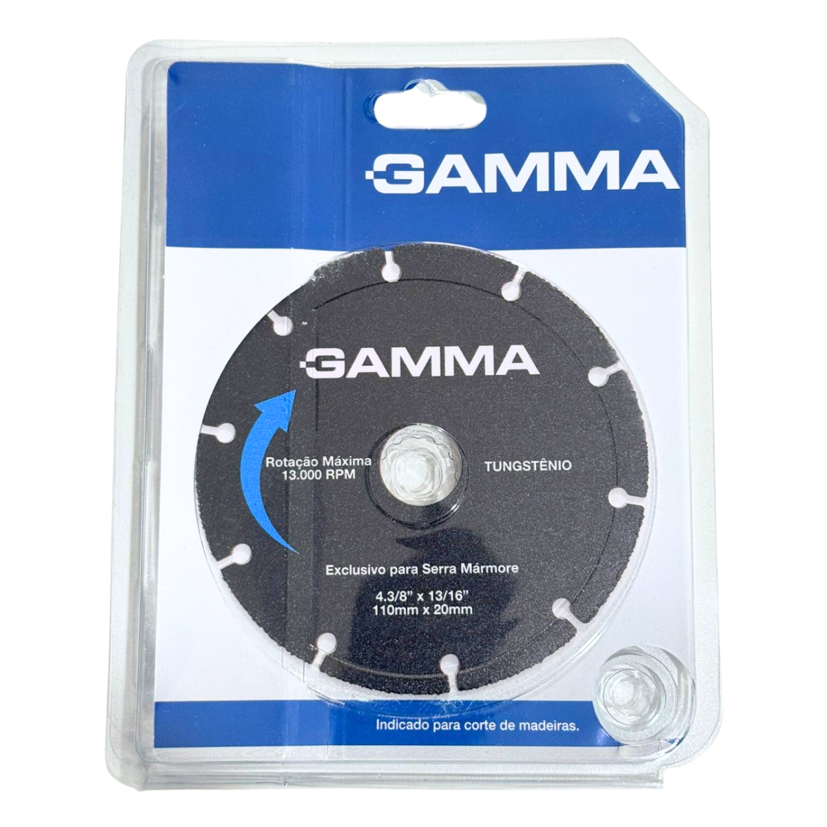 Kit 5 Discos De Corte Para Madeira 110MM Tungstênio GAMMA