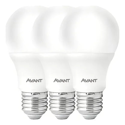 Kit 03 Lâmpadas Led 7w Branco frio E27 Pera Bivolt
