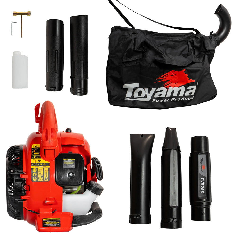 Soprador Aspirador De Folhas A Gasolina Tvb26x Toyama
