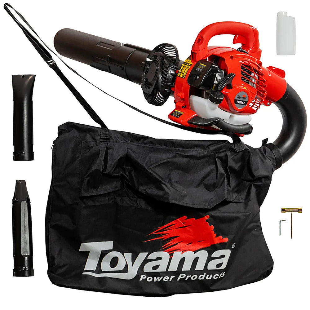 Soprador Aspirador De Folhas A Gasolina Tvb26x Toyama