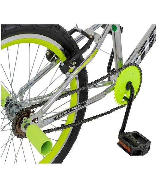 BIC TK3 TRACK ARO 20 BMX CROMO/AMARELO NEON IMPACT AN