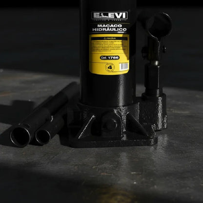 Macaco Hidráulico de Garrafa 4 Toneladas 1766 Elevi