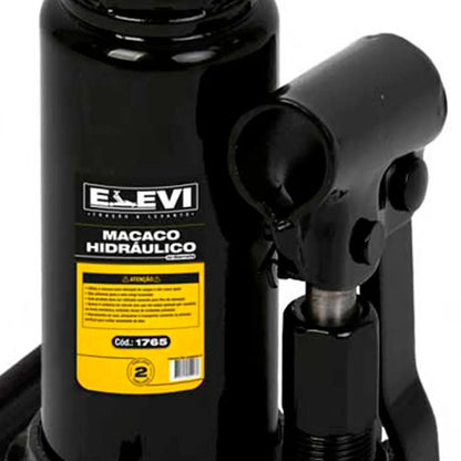 Macaco Hidráulico Tipo Garrafa 2 Toneladas - 1765 - Elevi