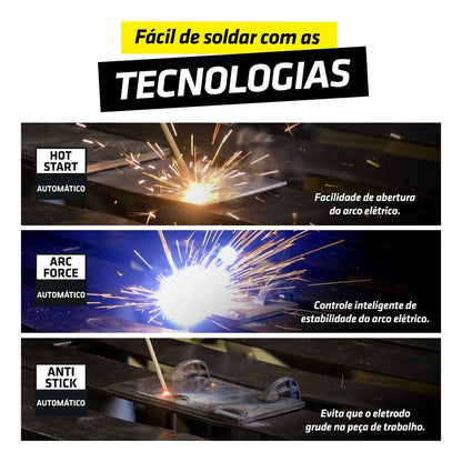 Inversora de Solda CIM-7180-BV - 180A KAB180 - Bivolt - Tork