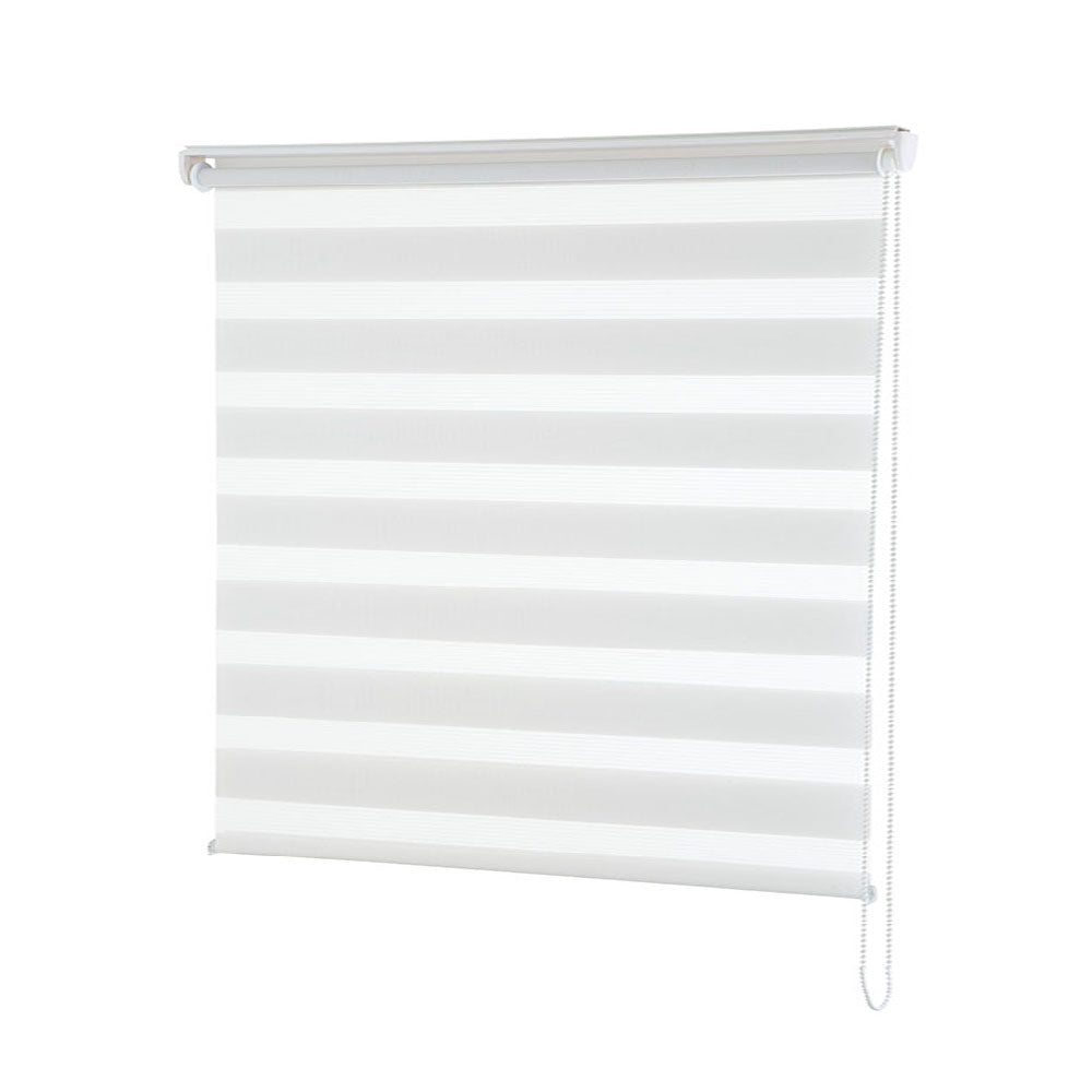 Persiana Janela Rolo Zebra T-Duplo 1,20X2,60 Branca Evolux