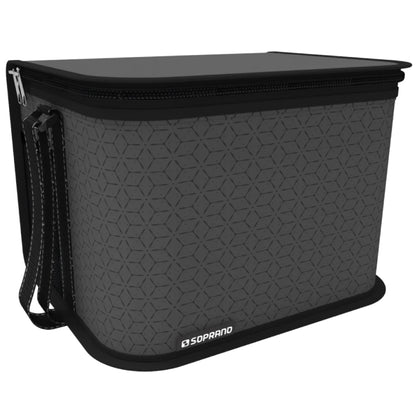 Bolsa Térmica Urbana 9,5 Litros Preta/Cinza Soprano