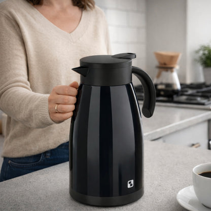 Bule Térmico Elegance 1,5 Litros Preto Soprano
