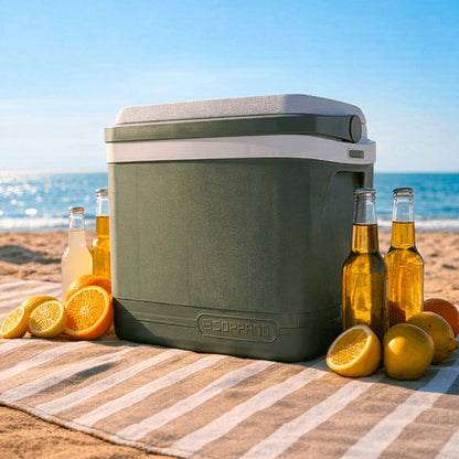 Caixa Térmica 32 Litros Verde Figo Soprano Camping Praia
