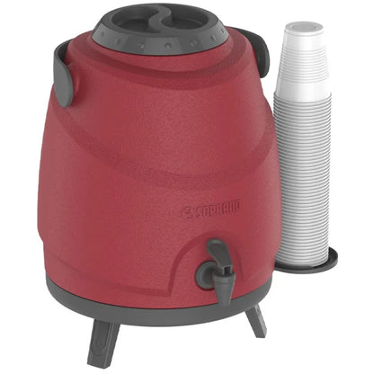 Botijão Térmico Garrafão Aspen 9 Litros Vermelho Soprano