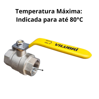 Registro De Esfera Semiplena 3 Bsp PN 25 1899 Vilubri