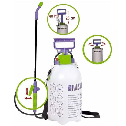 Pulverizador Manual Lateral 7 Litros Palisad 647508