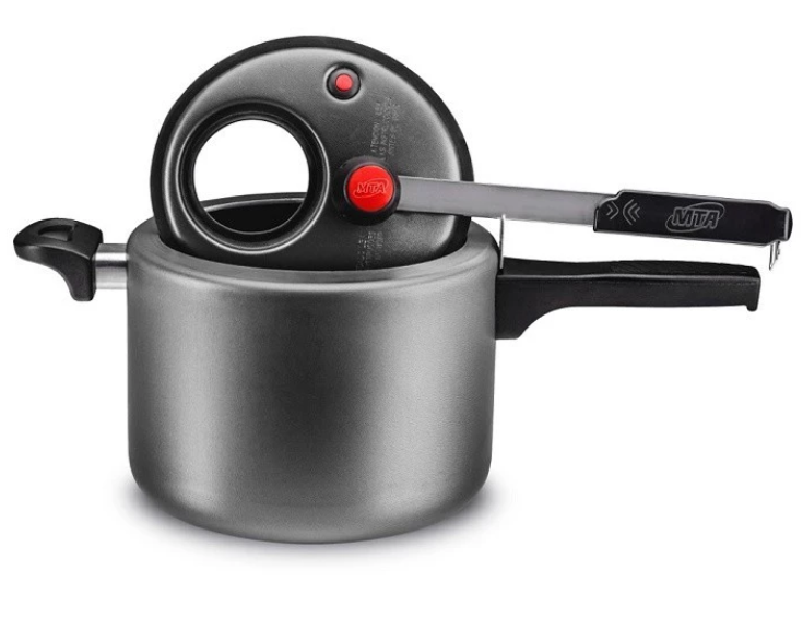Panela de Pressão Visor Antiaderente 4,5l Graf. MTA Interna