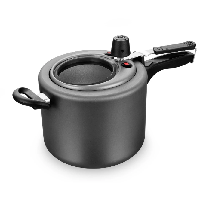 Panela de Pressão Visor Antiaderente 4,5l Graf. MTA Interna